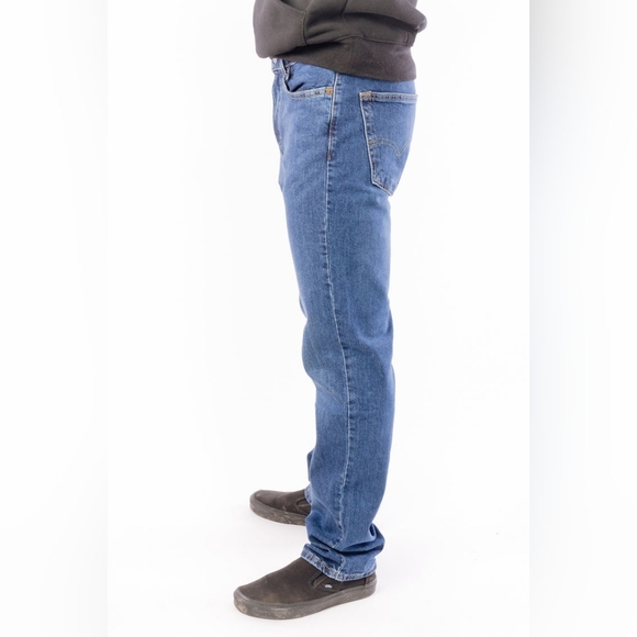 Levi's Men's Straight Blue Jeans 514 W32 L30 - Picture 3 of 15